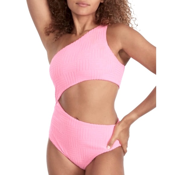 NWT BEACHRIOT CELINE ONE PIECE  COLOR -!BRIGHT PINK - Picture 2 of 7